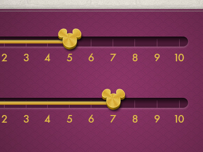 Rate it: 0 - 10 gold purple ratings score ui