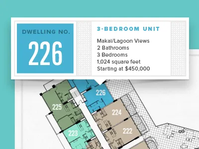 Dwelling Hover Information floor plan floorplan hover map proxima nova titling gothic ui window