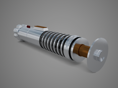 Light Saber Two 3d cheetah cheetah3d cinema 4d light saber metal model modeling render star wars