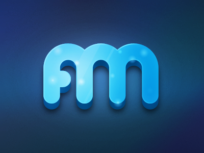 Logotype all blue icon logo metro