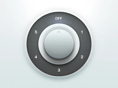 Navigation Knob circle knob nav navigation rounded ui user interface