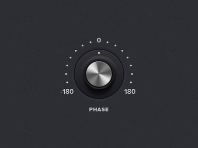 Metal Top Synth Knob dark iphone knob metal synth top ui