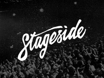 Stageside Wordmark3 script typography wordmark