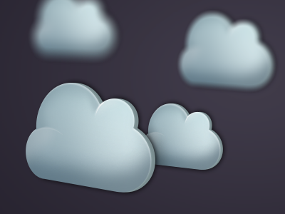 Clouds blur clouds icon photoshop