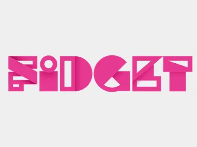 Fidget bass fidget logo london music pink singer typography