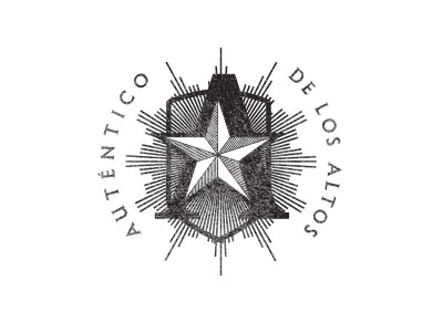 Los Altos Logo (wip2) brand heraldry logo logotype los altos mexico star type typograhy
