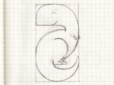 Happy T-Rex Sketch dinosaur illustration sketch