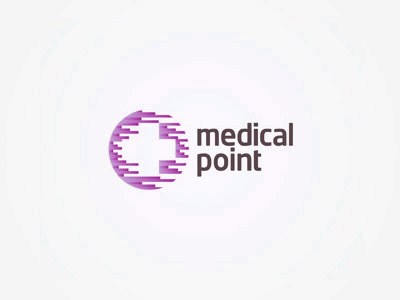 Medical Point logo design aesthetic beauty brand branding colorful cosmetic creative custom custom made design distribution health heatlhcare identity logo logo design logo designer logotype market medical medicinal medicine point purple type typographic typography