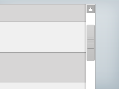 Scrubber psd psd scroll bar scrubber table ui
