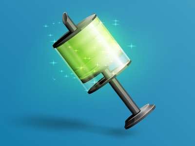 Creativity injection green icon injection shot syringe