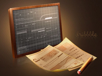 AC1-Technical Writing Icon blueprint board game icon icons paper pencil sheet spreadsheet