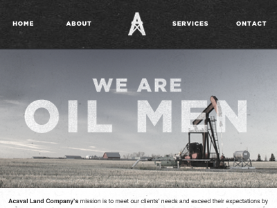 Acaval Web Concept interactive ui website