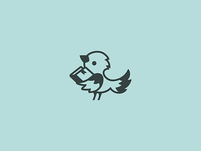 Smart bird logo bird book brand branding cute design elegant funny graphic design illustration illustrative logo logo design logo designer logodesign logodesigner logotype modern nice smart