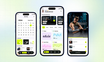 Fitness - Crafting the Ultimate Fitness App app ui deisgn fitness app fitness app design health app design health fit product design ui ui ux