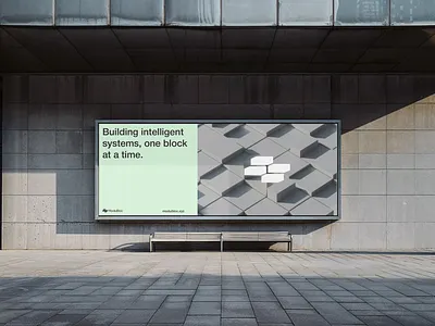 ModuBloc - AI solutions Startup agency ai bento block brand brand design brand identity brand strategy branding design iconic logo design logofolio logomark studio symbol timeless ui visual identity webpage