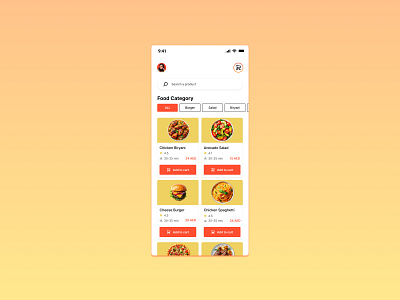 A restaurant menu app design figma graphic design ui ux