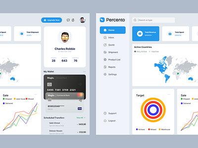 Logistics SaaS Dashboard UI Design bertobaseit branding design graphic design illustration logistics service minimal ship service shipments transportations ui ui kit ux