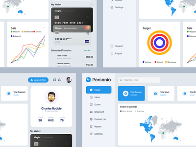 Logistics SaaS Dashboard UI Design bertobaseit branding design graphic design illustration logo minimal ui ui kit ux