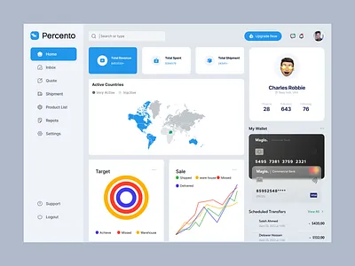 Logistics SaaS Dashboard UI Design bertobaseit branding design graphic design illustration logo maintenance schedules minimal ui ui kit ux