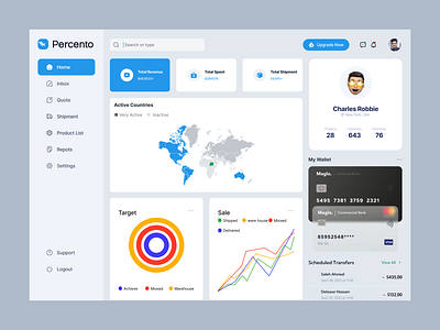 Logistics SaaS Dashboard UI Design bertobaseit branding design graphic design illustration logo maintenance schedules minimal ui ui kit ux