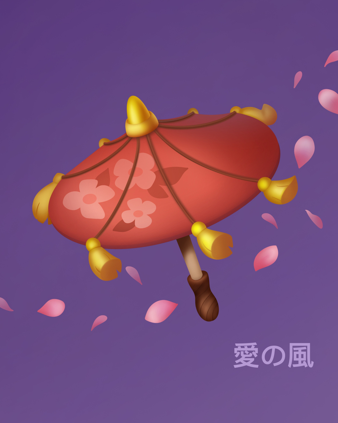 Umbrella casual game props 2dart art casualart cg game gameart gameartist gamedev illustration props