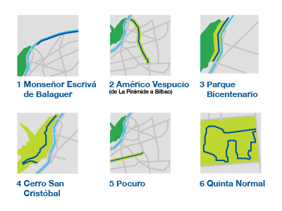 Infographic // jogging in Santiago chile design gráfico diseño gráfico eliza rizo graphic design infographic infográfico pedro moura polenstudio santiago