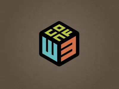 W3Conf logo concept with improved legibility logo