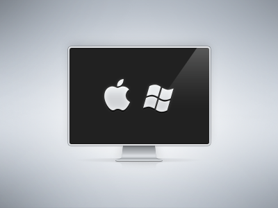 Desktop apple desktop icon imac pc ui windows