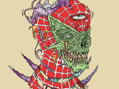 Spider Sense comic book comics illustration spiderman zombie