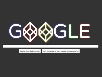 Google Doodle 4 CodePen codepen css3 doodle google