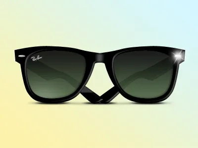 Ray-Ban Sunglasses glasses holiday icon illustration ray ban shades sunglasses wayfarer
