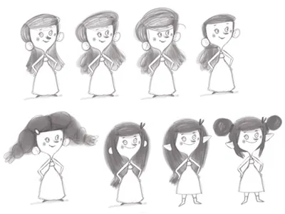 Sketch digital illustration sketch