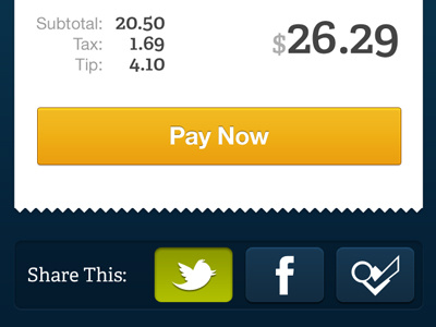Dash - Pay Now dash icons iphone mobile social ui