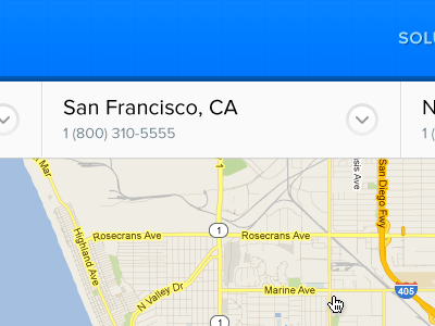 Contact (Animation) animation button contact gif map states
