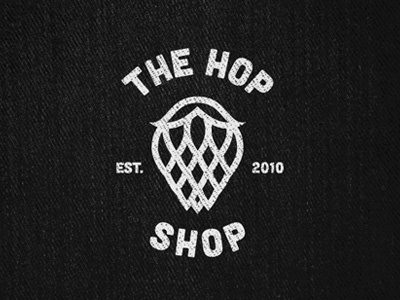 Hop Shop Logo Proposal bar beer branding logo retro