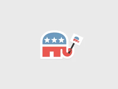 GOP Convention elections icon illustration politics republicans reuters
