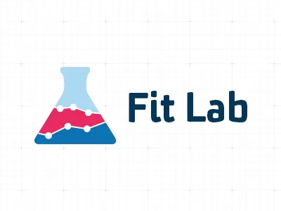 Fit Lab - logo brand fit fitness health identity lab logo