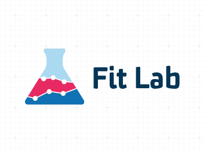 Fit Lab - logo brand fit fitness health identity lab logo