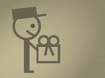 Deliveryguy icon stick man