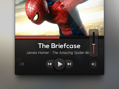 Dark UI Music Player Design Psd (Freebie) dark design music player psd ui