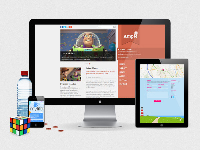 Portfolio Redesign Segment apple design ipad iphone lukedidit mac rubiks cube web web design