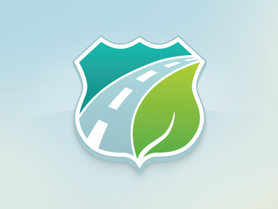 Explore Nature Logo green highway interstate leaf nature