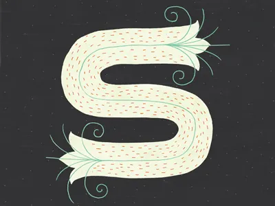 S letter lettering s type typography