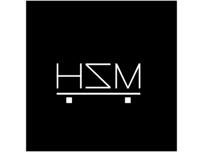 Skate blog logo. black blog lines logo minimal minimalist skate white