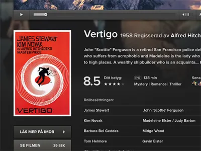 Movie page dark movie poster proxima nova vertigo web