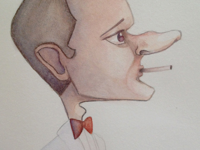 Work in progress illustration watercolor