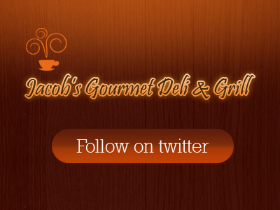 Restaurant Logo button deli food grill logo orange restaurant wood