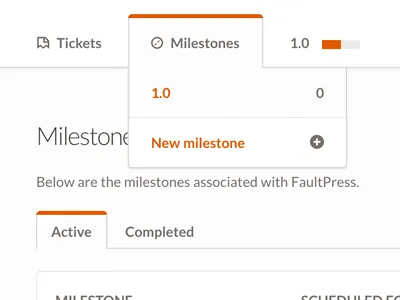 FaultPress sneak peek css dropdown faultpress navigation tabs
