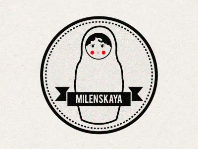 Milenskaya berlin blog circle logo matrochka personal russian