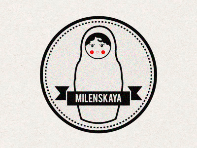 Milenskaya berlin blog circle logo matrochka personal russian